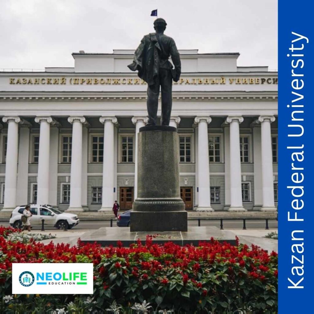 Kazan Federal University Russia campus building for MBBS International medical students