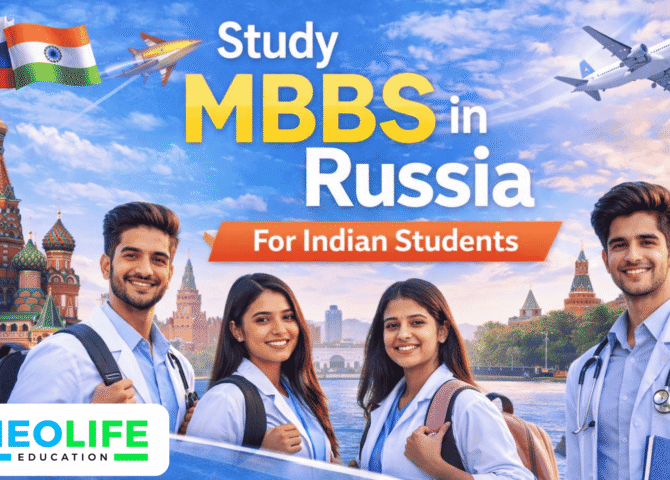 Indian students studying MBBS in Russia 2026 – Neolife Education guide