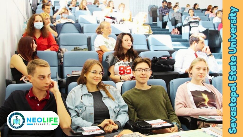 Medical students studying at Sevastopol State University during MBBS in Russia program.