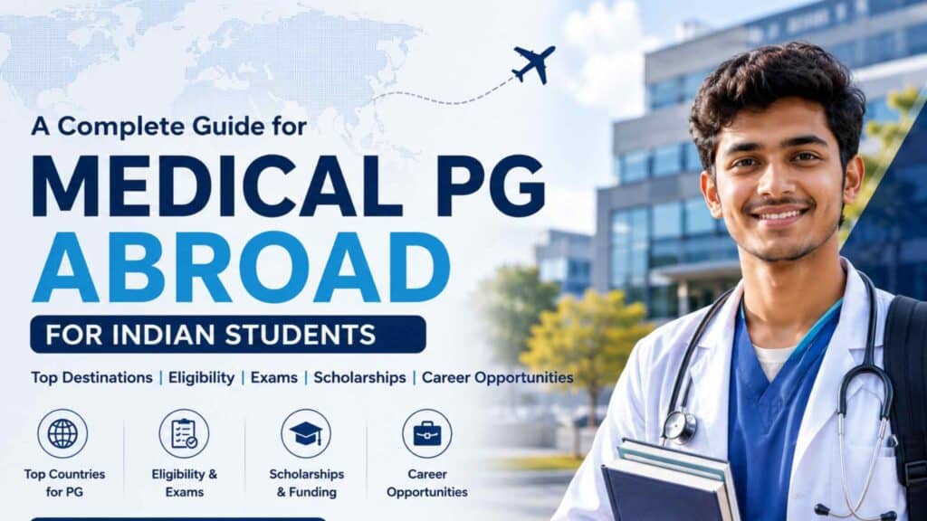 Indian MBBS graduate doctor planning medical PG abroad in Germany, UK, Australia
