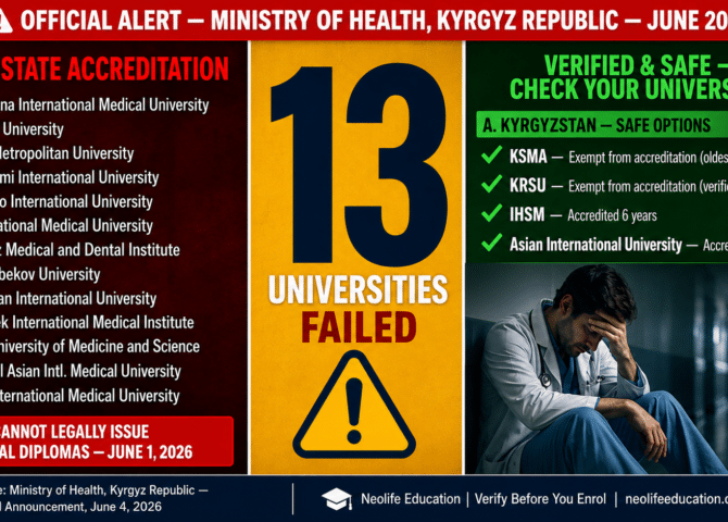 13 Medical Universities in Kyrgyzstan Just Lost Their Accreditation